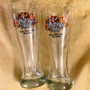 Rainforest cafe glasses